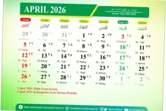 Liburan April 2026: Tanggal Merah, Cuti Bersama, dan Kalender Jawa