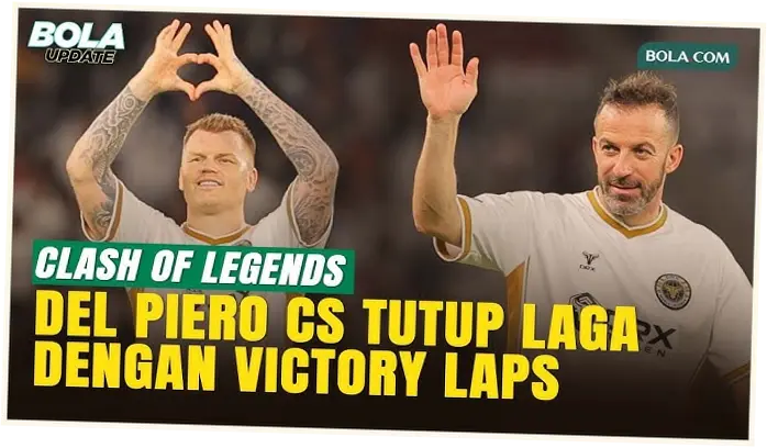Del Piero dan Para Legenda Sepakbola Membuat GBK Bergetar