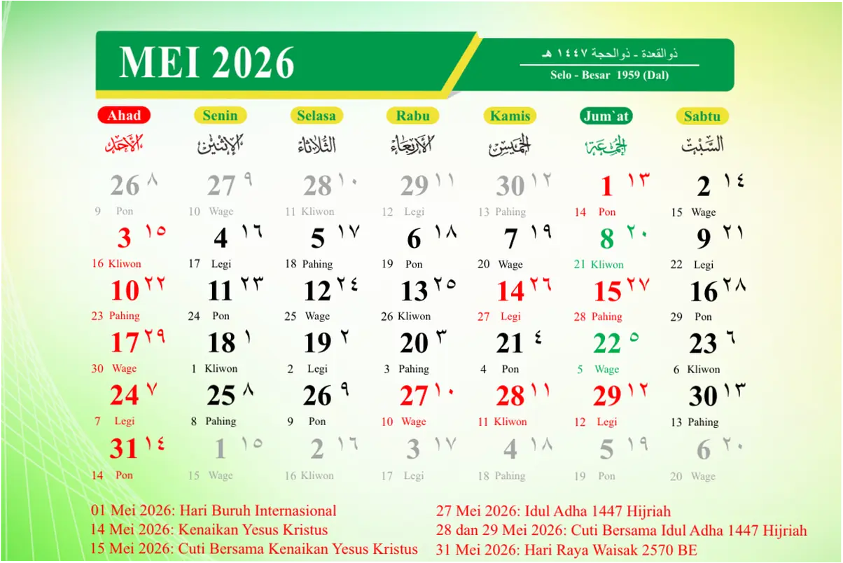 Idul Adha 2026: Tanggal, Jadwal, dan Hari Libur