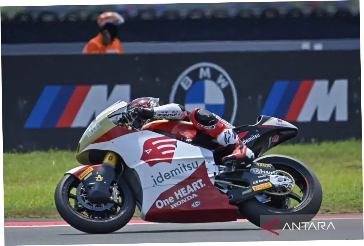 Mario Aji Gagal Finis di Moto2 Amerika Serikat, Agius Jadi Pemenang