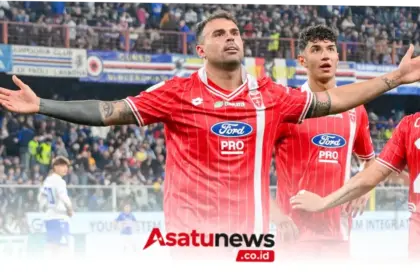 Monza Tekuk Sampdoria 3-0 dan Rebut Puncak Klasemen Serie B
