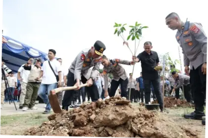 Polda Banten Tanam 1.000 Pohon di Cilegon Dukung Indonesia ASRI