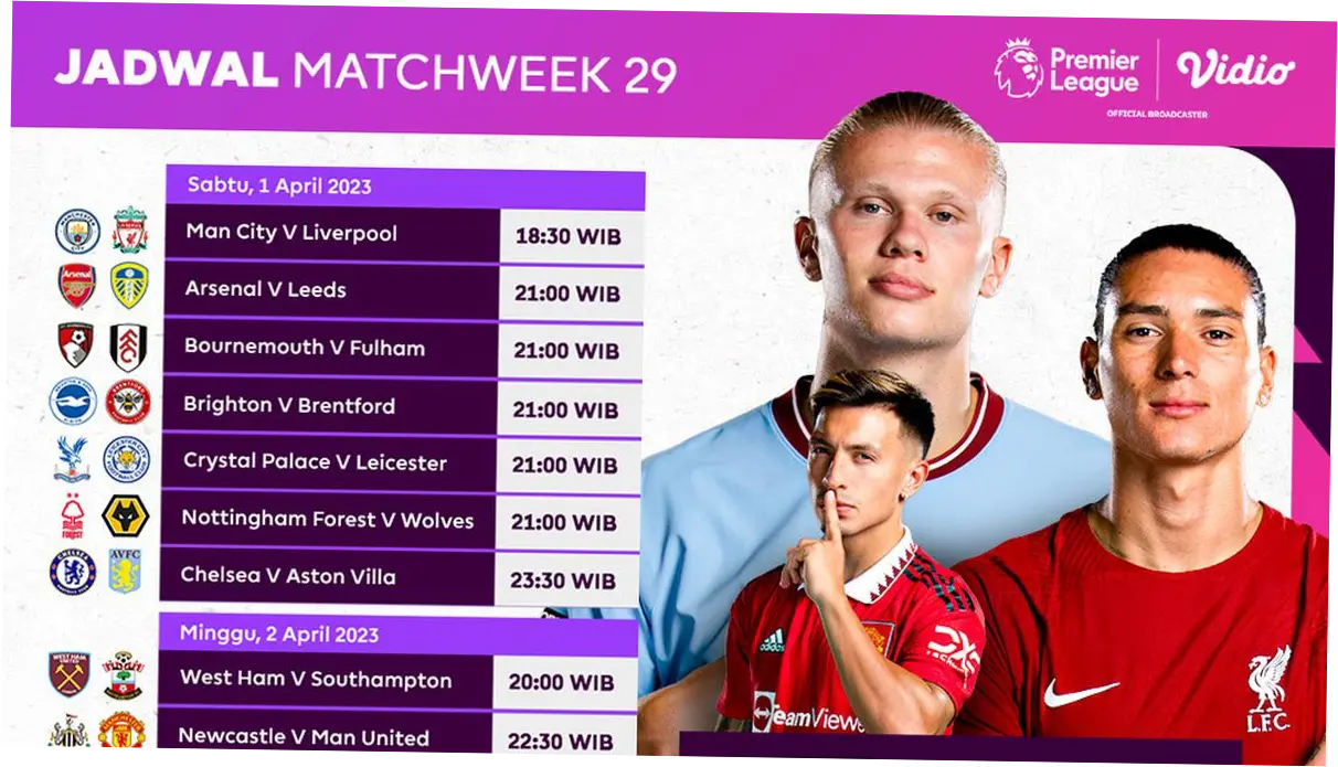 SCTV Live: Jadwal Liga Inggris dan Acara Lainnya