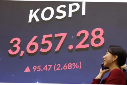 Kospi Korea Mencetak Rekor Baru, Bursa Asia Dibuka di Zona Hijau