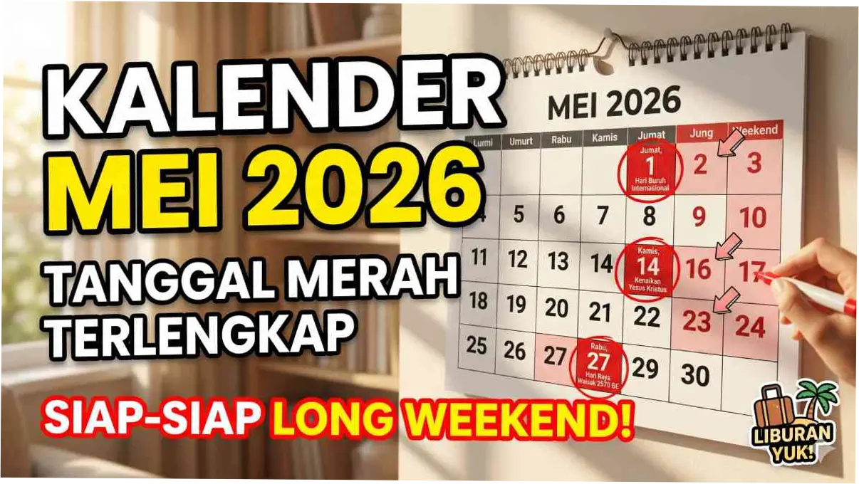 Libur Mei 2026: Informasi Terlengkap tentang Tanggal Merah dan Cuti Bersama