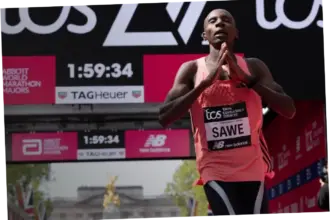 Sabastian Sawe Pecahkan Rekor Dunia Marathon di London dengan Sepatu Adidas