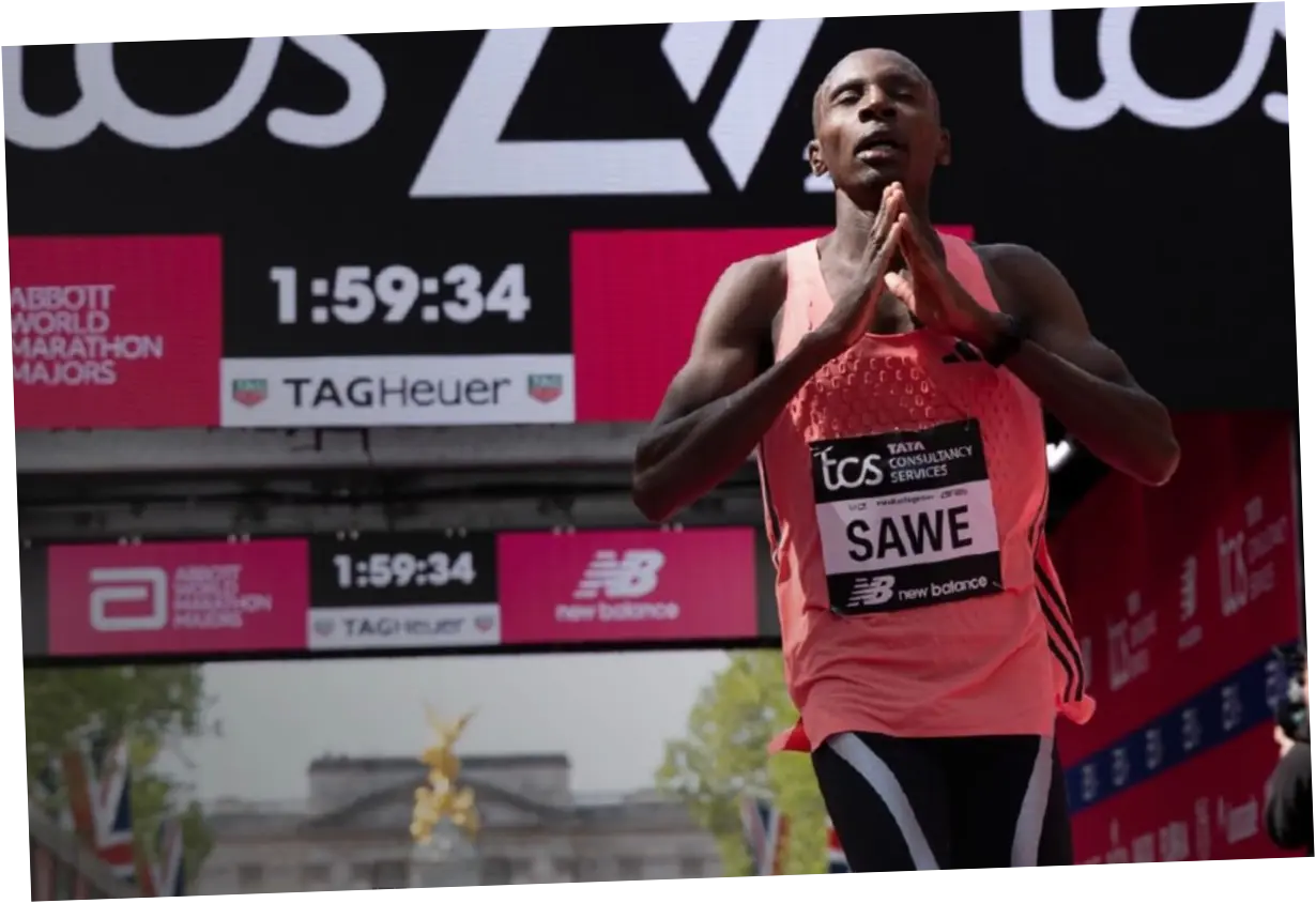 Sabastian Sawe Pecahkan Rekor Dunia Marathon di London dengan Sepatu Adidas