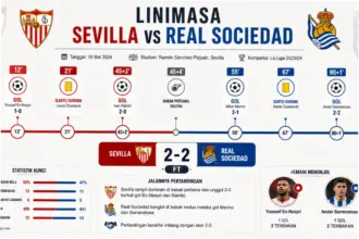 Sevilla vs Real Sociedad: Pertarungan Sengit di LaLiga