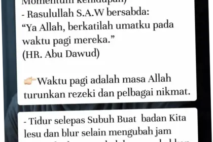 Subuh: Momentum Spiritual dan Aktivitas Sosial di Masyarakat