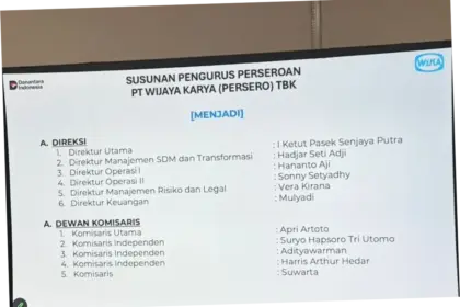 Wijaya Karya (WIKA) Mengalami Perubahan Besar: Rombakan Jajaran Komisaris dan Direksi